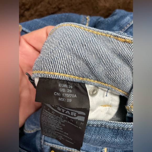 Women’s G-Star Low Rise Denim Capris Size 29 - Picture 3 of 10